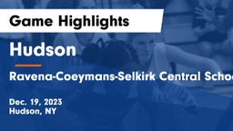 Hudson  vs Ravena-Coeymans-Selkirk Central School District Game Highlights - Dec. 19, 2023