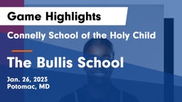 Connelly School of the Holy Child  vs The Bullis School Game Highlights - Jan. 26, 2023