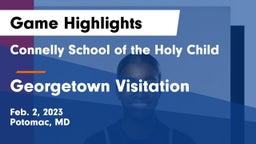 Connelly School of the Holy Child  vs Georgetown Visitation Game Highlights - Feb. 2, 2023