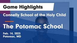 Connelly School of the Holy Child  vs The Potomac School Game Highlights - Feb. 14, 2023