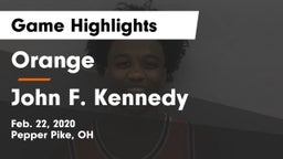 Orange  vs John F. Kennedy   Game Highlights - Feb. 22, 2020
