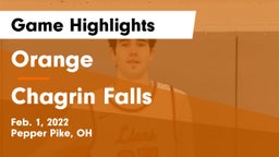 Orange  vs Chagrin Falls  Game Highlights - Feb. 1, 2022