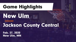 New Ulm  vs Jackson County Central  Game Highlights - Feb. 27, 2020