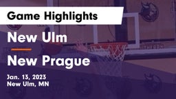 New Ulm  vs New Prague  Game Highlights - Jan. 13, 2023