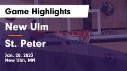 New Ulm  vs St. Peter  Game Highlights - Jan. 20, 2023
