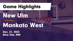New Ulm  vs Mankato West  Game Highlights - Dec. 21, 2023
