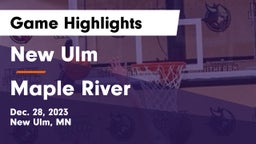 New Ulm  vs Maple River  Game Highlights - Dec. 28, 2023