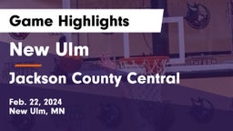 New Ulm  vs Jackson County Central  Game Highlights - Feb. 22, 2024