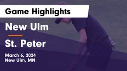 New Ulm  vs St. Peter  Game Highlights - March 6, 2024