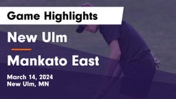 New Ulm  vs Mankato East  Game Highlights - March 14, 2024