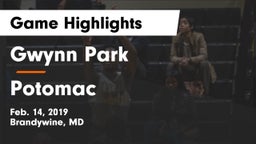 Gwynn Park  vs Potomac  Game Highlights - Feb. 14, 2019