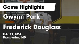 Gwynn Park  vs Frederick Douglass  Game Highlights - Feb. 29, 2024