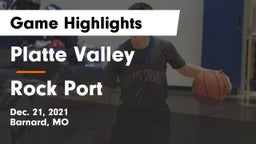 Platte Valley  vs Rock Port  Game Highlights - Dec. 21, 2021