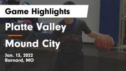 Platte Valley  vs Mound City  Game Highlights - Jan. 13, 2022