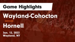 Wayland-Cohocton  vs Hornell  Game Highlights - Jan. 12, 2022