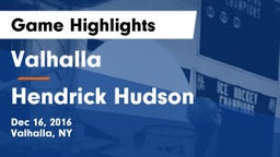Valhalla  vs Hendrick Hudson  Game Highlights - Dec 16, 2016