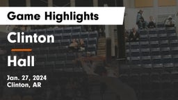 Clinton  vs Hall  Game Highlights - Jan. 27, 2024