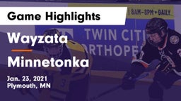 Wayzata  vs Minnetonka  Game Highlights - Jan. 23, 2021