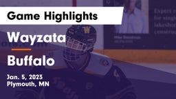 Wayzata  vs Buffalo  Game Highlights - Jan. 5, 2023