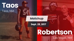 Matchup: Taos  vs. Robertson  2017