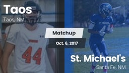 Matchup: Taos  vs. St. Michael's  2017