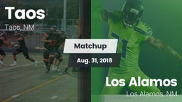 Matchup: Taos  vs. Los Alamos  2018