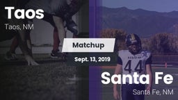 Matchup: Taos  vs. Santa Fe  2019