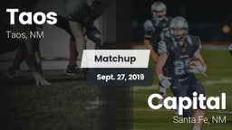 Matchup: Taos  vs. Capital  2019