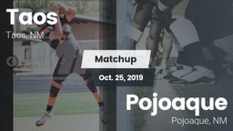 Matchup: Taos  vs. Pojoaque  2019