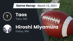Recap: Taos  vs. Hiroshi Miyamura  2021