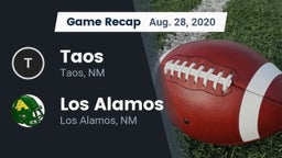 Recap: Taos  vs. Los Alamos  2020