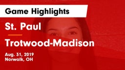 St. Paul  vs Trotwood-Madison  Game Highlights - Aug. 31, 2019