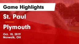 St. Paul  vs Plymouth  Game Highlights - Oct. 10, 2019