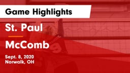 St. Paul  vs McComb  Game Highlights - Sept. 8, 2020