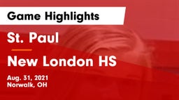 St. Paul  vs New London HS Game Highlights - Aug. 31, 2021