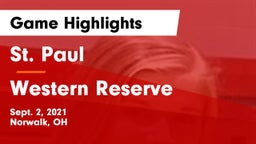 St. Paul  vs Western Reserve  Game Highlights - Sept. 2, 2021