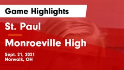 St. Paul  vs Monroeville High Game Highlights - Sept. 21, 2021
