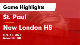 St. Paul  vs New London HS Game Highlights - Oct. 11, 2021