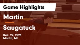 Martin  vs Saugatuck  Game Highlights - Dec. 22, 2023