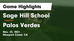 Sage Hill School vs Palos Verdes  Game Highlights - Nov. 22, 2021