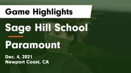 Sage Hill School vs Paramount  Game Highlights - Dec. 4, 2021