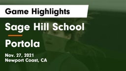 Sage Hill School vs Portola  Game Highlights - Nov. 27, 2021