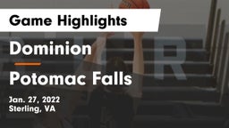 Dominion  vs Potomac Falls  Game Highlights - Jan. 27, 2022