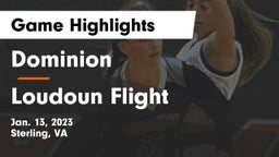Dominion  vs Loudoun Flight Game Highlights - Jan. 13, 2023