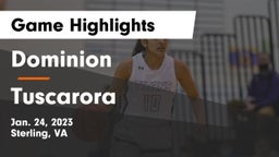 Dominion  vs Tuscarora  Game Highlights - Jan. 24, 2023