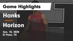 Hanks  vs Horizon  Game Highlights - Jan. 10, 2020