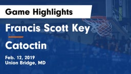 Francis Scott Key  vs Catoctin  Game Highlights - Feb. 12, 2019