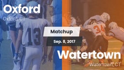 Matchup: Oxford  vs. Watertown  2017