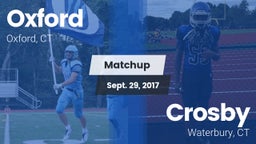 Matchup: Oxford  vs. Crosby  2017