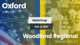 Matchup: Oxford  vs. Woodland Regional 2017